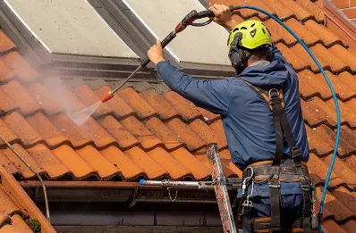 Démoussage et hydrofuge de toiture à Champosoult